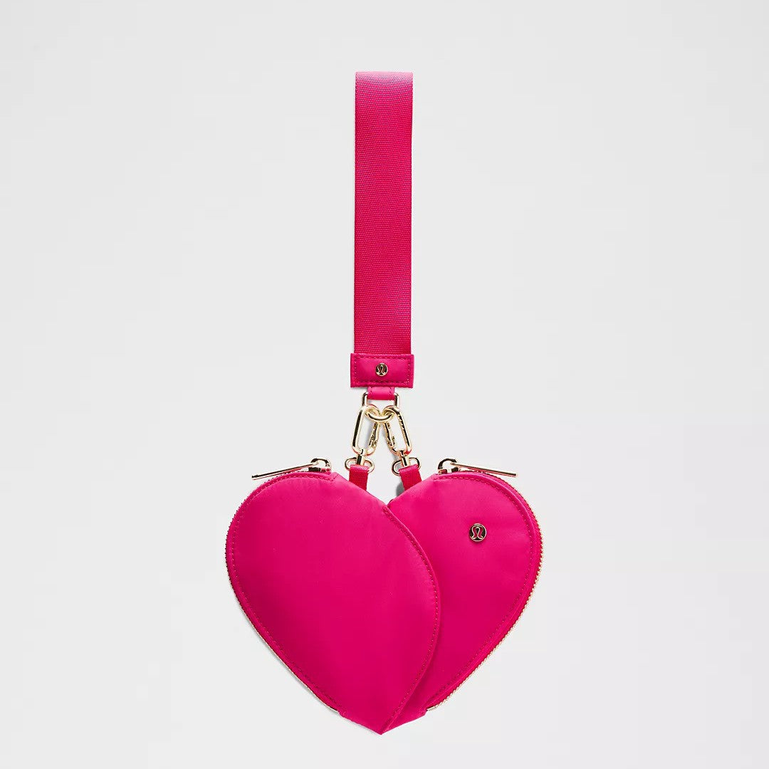 Wholesale Love wrist bag stitching two in one bank card coin purse